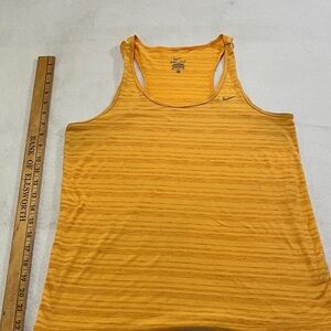 Nike Women's Vibrant Yellow Tank Top size Medium